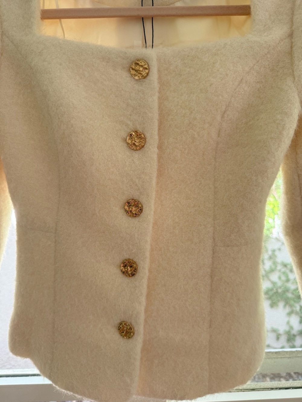 NWT MABLE NERISSA JEWEL BUTTON
BOUCLE JACKET - Picture 7 of 16